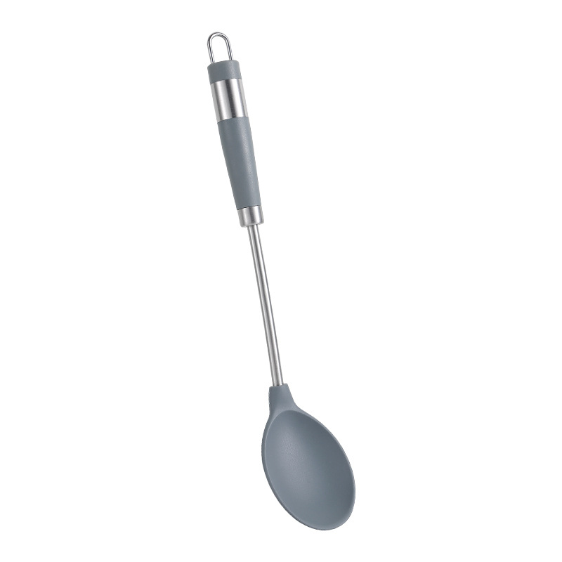 Factory Supply High Quality Silicone Cooking Kitchen Mixing Spoons
